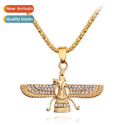 Europe and  Uned States new creative retro Cuban diamd neckl