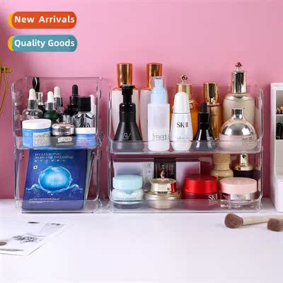 Light luxury desktop cosmetic organizer acrylic dresser mask