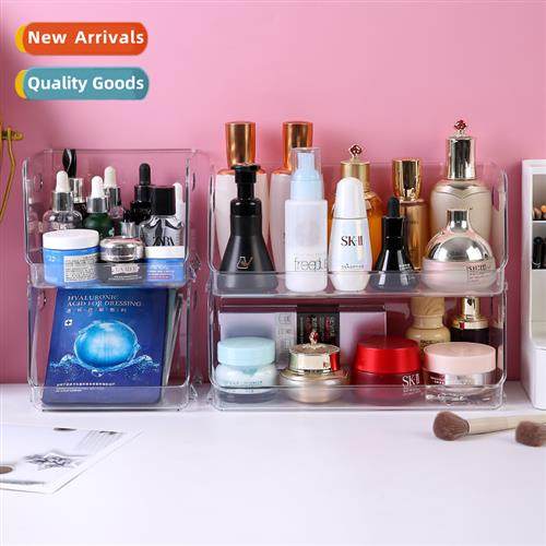 Light luxury desktop cosmetic organizer acrylic dresser mask