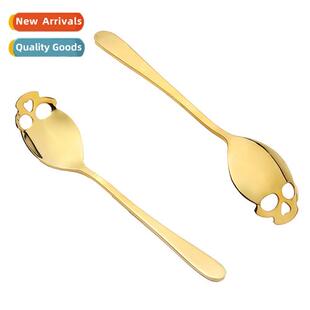 Creative Tableware Stainless Steel Skull Spo Cfee Spo Q
