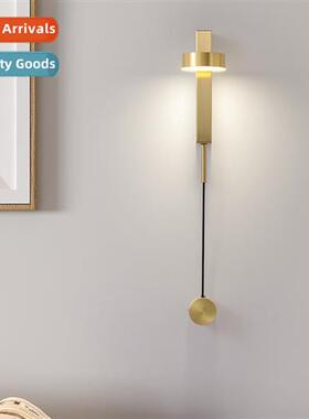 Scinavian light luxury bedroom bedside wall lamp modern simp