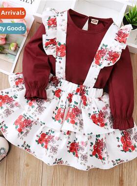 Girls Spring  Autumn 2021 new n solid color lg-sleeved blous