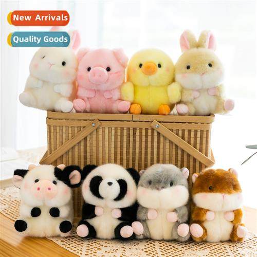 Cute animal bag charm pa plush toy keychain doll doll pendan