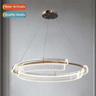 luxury style circle Post atmosphere light chelier liv modern