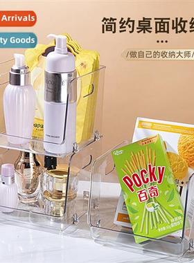 Bathroom organizer sink storage bathroom countertop mask box