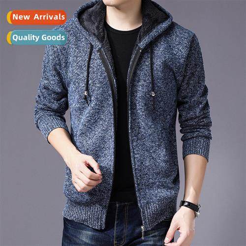 Mens nd jumper jacket thickened padded loose wool jumper men