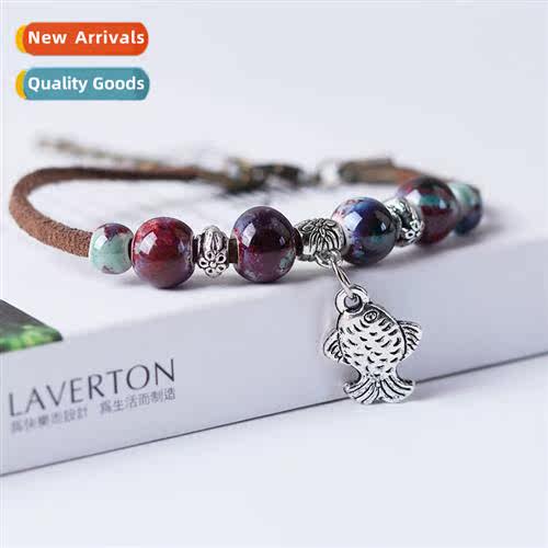 Ceramic store diy porcelain beads matching Jingdezhen hmade