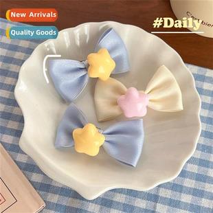 sweet ban star pentagram heart girl cute clips bow salt Sea