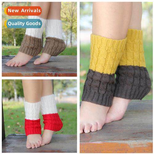 Korean versi   tide  autumn and winter sock covers twist two