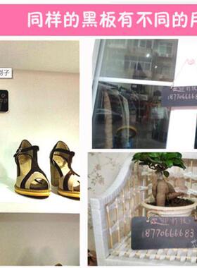 A1322  wooden hanging mini blackboard message wring board se