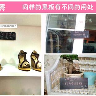 A1322 wooden hanging mini blackboard message wring board se