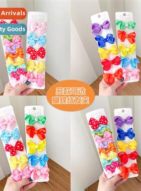 Ultra-classic bow childrens  clips Korea cute girls spotted