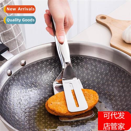 Stainless steel barbecue clip frying fish spatula creative p