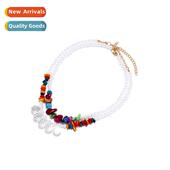 ste style new chain collarbe crushed pearl faux vacati