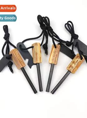 Outdoor Cvenient Fire Making Tools Sgming Flint Umbrella Rop