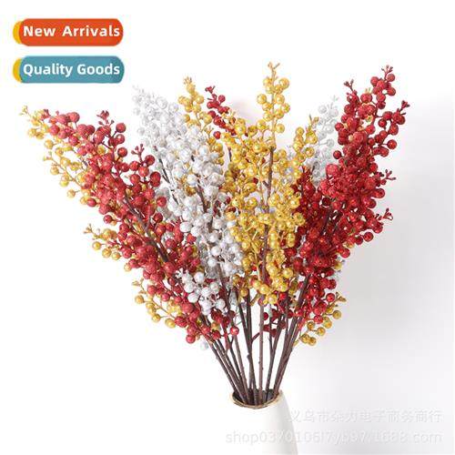 Simulati 12 head Christmas sequins gold dust berries wedding