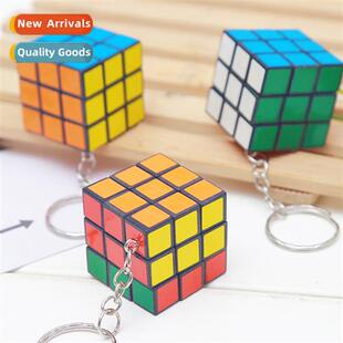 Mini Rubiks Cube 3cm Pendant Rubiks Cube Puzzle Chain Third