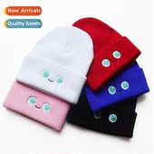 cap fall cute students women men wool warm eyes carto Anime