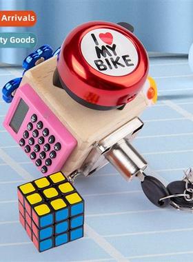 Busy block wooden blocks childrens educatial Mtessori busy b