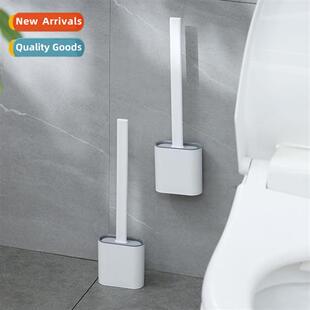 Toilet brush whout dead angle wash toilet silice brush god w