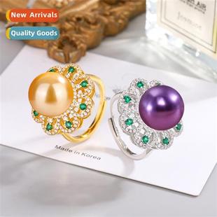 colorful dem beads shell black gold whe purple circle Open