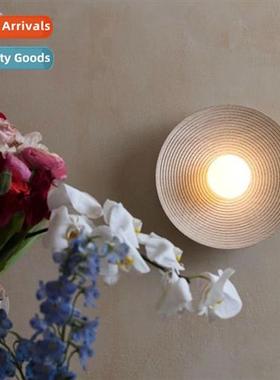 Japanese retro living room aisle background wall light Scina