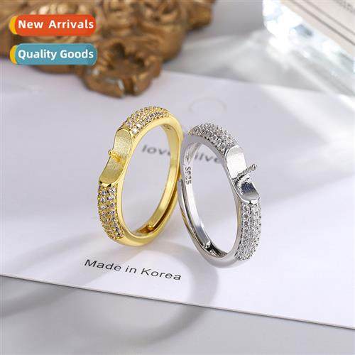 Jewelry Zircia Womens Ring Empty Bracket Finger Ring Accesso