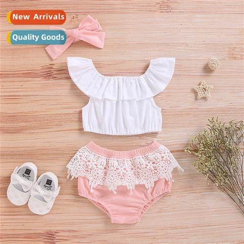 Girls spring  autumn  2020 new n solid color short-sleeved t