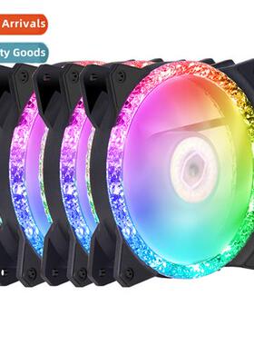 Sign MF120 Flash Crystal PC CPU Case Fan 12CM Silent ARGB+PW