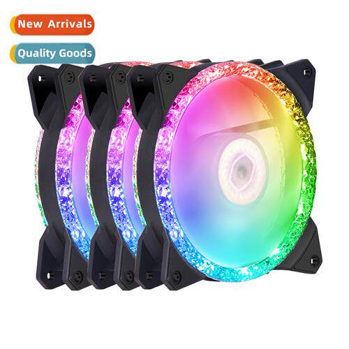 Sign MF120 Flash Crystal PC CPU Case Fan 12CM Silent ARGB+PW