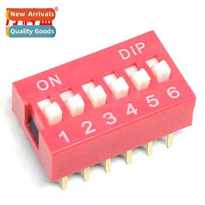 6P Dip S 6 Posi Flat Toggle S Pin Pch 2.54MM  C1