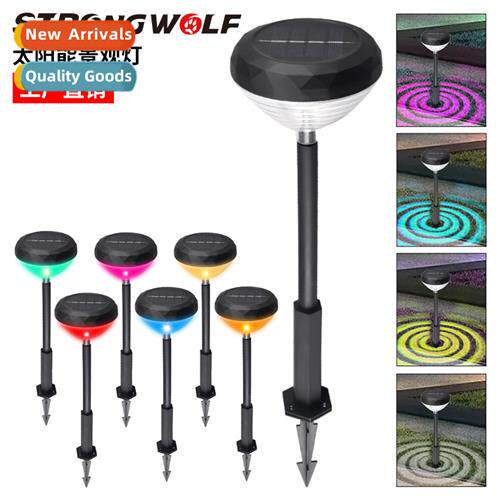 New garden dynamic waterpro solar lawn lights seven colors l