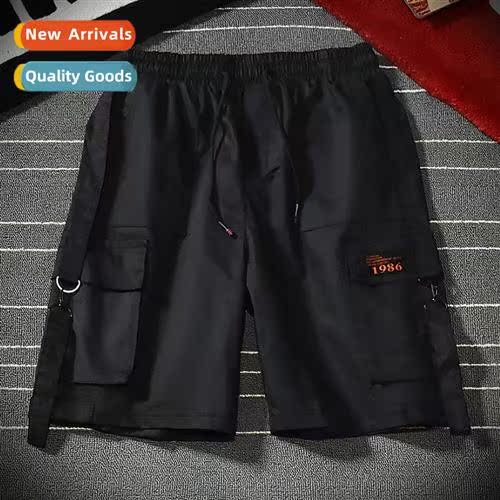 Secti casual straight tie rope work pants n teenagers fried