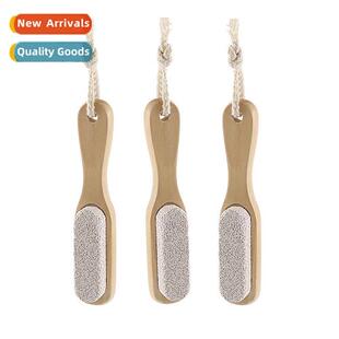 Wooden Hle Pumice Brush Callus Removal Gummies Pumice Grindi