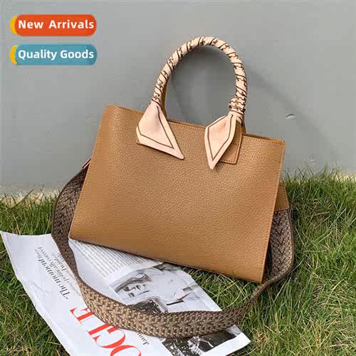 Bag New 2023 Hbag Solid Color Single Shoulder Commuter Large