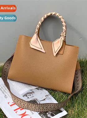 Bag New 2023 Hbag Solid Color Single Shoulder Commuter Large