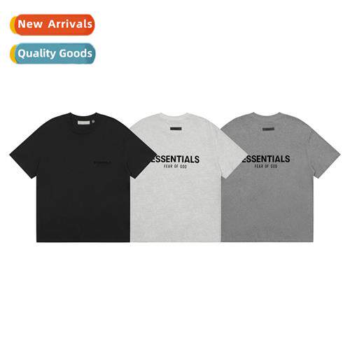 FOG SS22 Repeat Line ESSENTIALS Flocked High Set Short Sleev