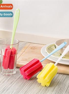 Creative home cup brush wh handle color spge cup brush clean