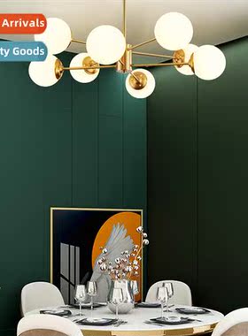 Full copper Scinavian living room chelier modern simple dini