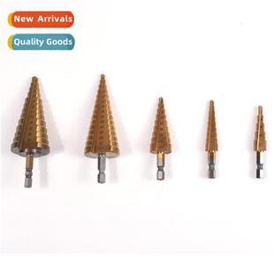 Hexag shank step drill HSS wh M35 straight flute spiral flut