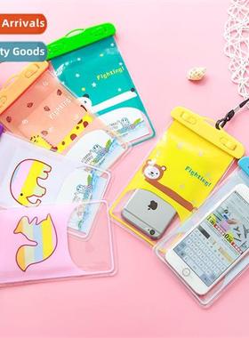 Touch screen universal cell phe waterpro bag carto cute divi
