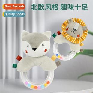 INS newborn baby plush toys baby h rattles sting animals can
