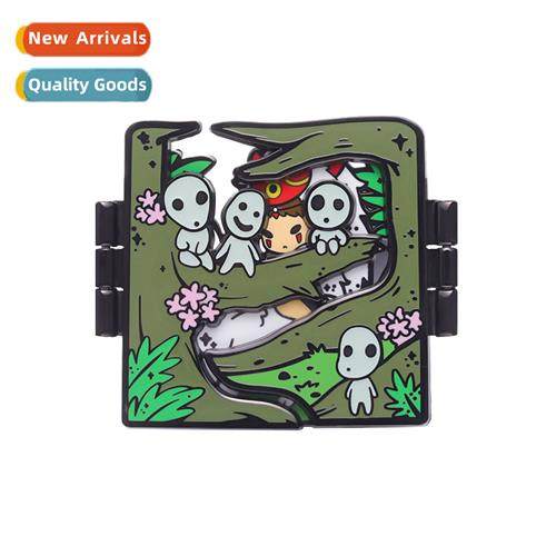 New fashi retro enamel badge accessories niche glow-in--dark