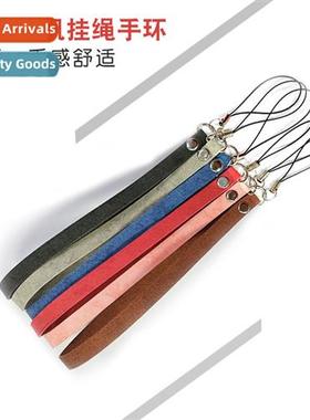 High-qualy cloth cell phe case lanyard wrist strap simple re