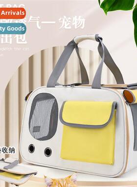 Large capacy hheld cat bag foldable storage cat outing bag c