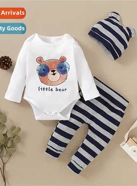 Girls Spring  Autumn 2020 New n Lg Sleeve Bear Printed Top +