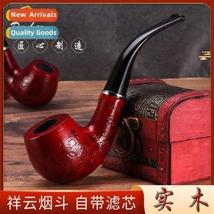 Smooth removable box ring plus red pipe wood solid gift New