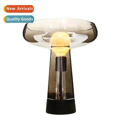 Scinavian modern simple living room glass table lamp creativ