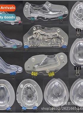 Baking Tools 9 Chocolate Moulds Transparent Plastic Fdant Mo