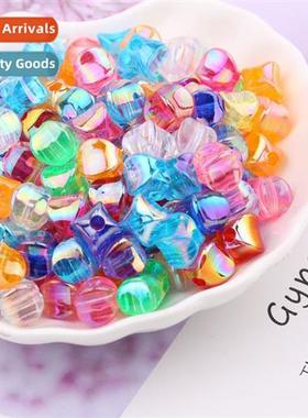 diy hmade beading materials AB illusi quadrangular beads col